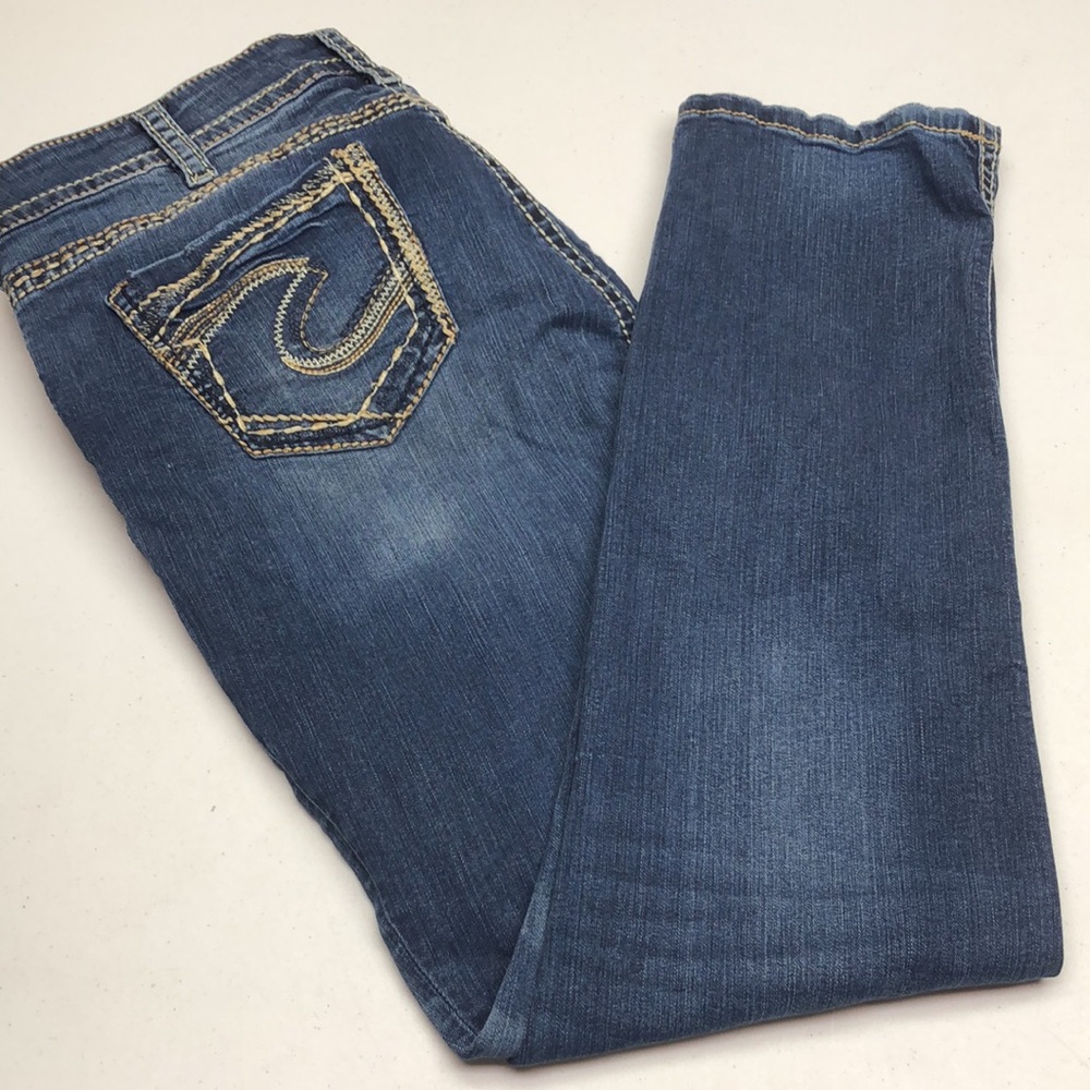VINTAGE SILVER SUKI SKINNY JEANS SZ18x31 ⭐️ - Picture 2 of 12